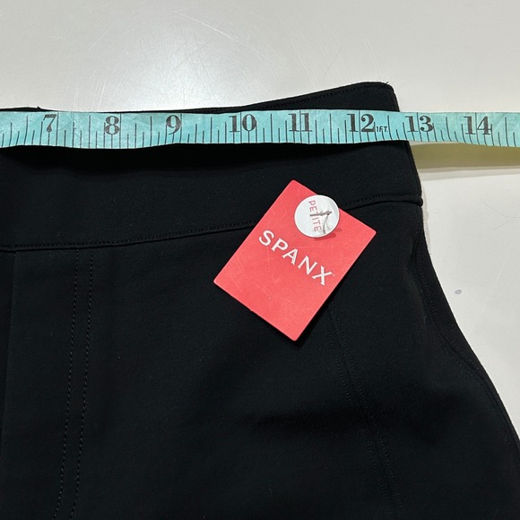 SPANX Straight Leg Ponte Pull On Pants Womens PS Black Knit Travel 20254Q NEW - Picture 12 of 14